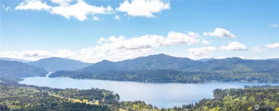View from the cleared building site