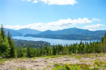 Lake Whatcom to the south