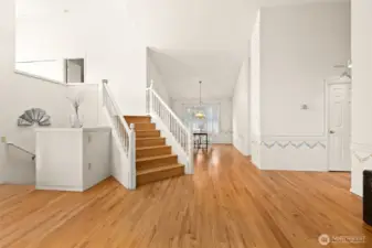 Climb the stairs to second bedroom with full ensuite bathroom.