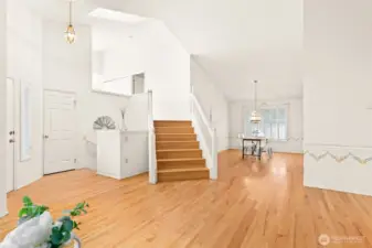 Stairs also leads to loift and/or flex space with magnificient views.