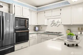 Solid-surface counter-tops.