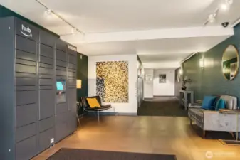 Beautiful lobby entry