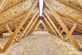 Garage Attic - North View