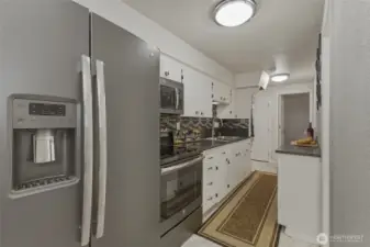 Updated basement kitchen