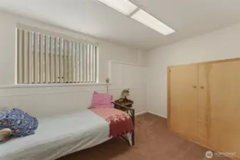 Basement bedroom