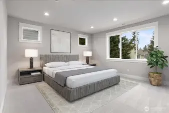 Upper Level: Primary Suite Bedroom