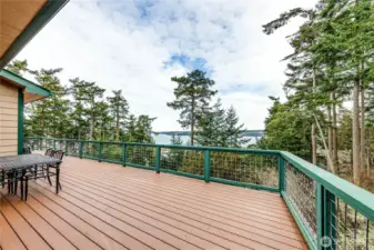 Main Level Deck With Expansive Views