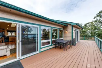 Main Level Deck With Seating Area