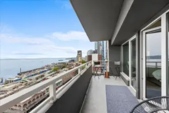 Your private balcony offers ample seating and breathtaking views that never disappoint. It's a perfect haven for relaxation, socializing, and soaking in the inspiring scenery that surrounds you.