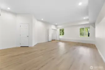 One of Two Large Rooms On Lower Level