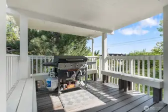 Porch off kitchen