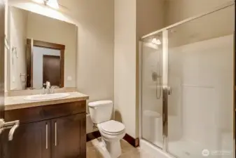 Second primary suite bathroom.