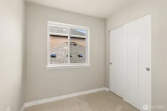 Extra storage at top of stairs landing.