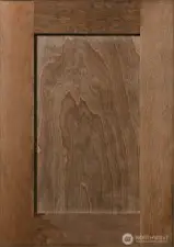Shaker style Sable-stained Maple cabinets throughout
