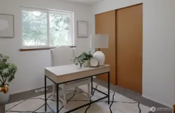 Bedroom #3 - could also double as an office.