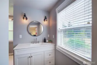 Primary bathroom vanity