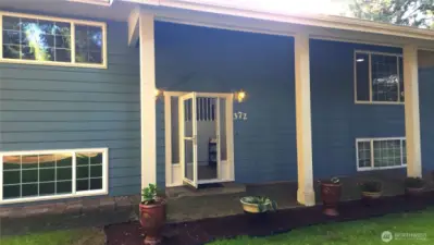 The Big House with welcoming covered front porch