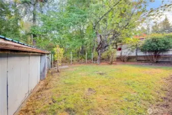 Backyard looking east