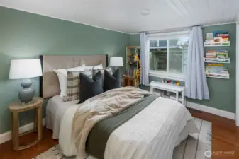 Second bedroom with a large closet