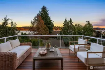 Main floor deck view