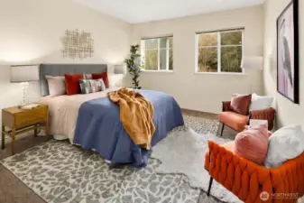 Spacious Primary bedroom