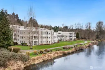 Beautiful Views of Lake Sammamish from this unit
