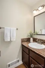 Main floor powder room.