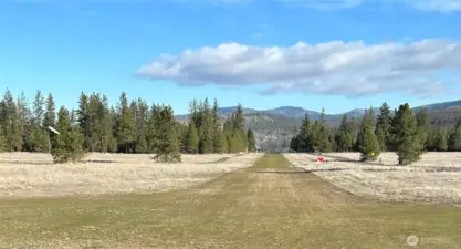 Airfield on adj property