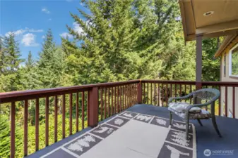 Upper deck off bonus family room