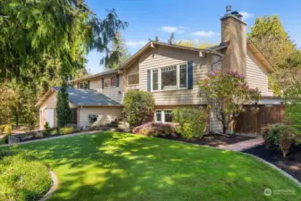 The park-like yard welcomes you into this meticulously maintained home!