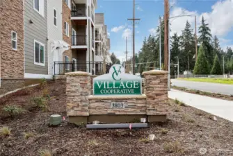 Frotn Sign to Condos