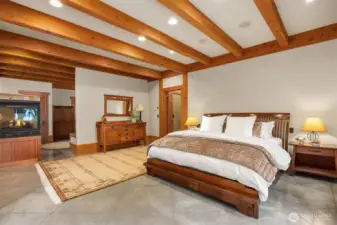 Primary bedroom on the main