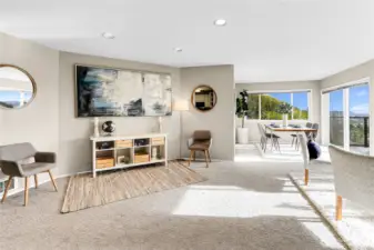 This open floorplan allows for effortless living and entertaining