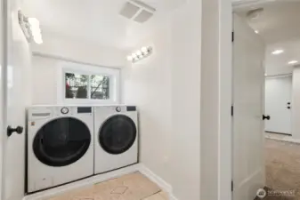 New washer and dryer.