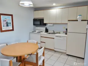 Dining Area and full Kitchen.
