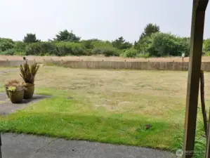 View of the Hotel's Backyard and the Dunes behind the Property ~ taken from #115's Patio.