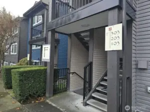 Front of building