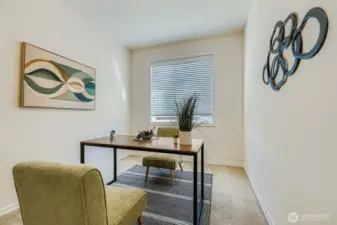 2nd main floor bedroom/office/den
