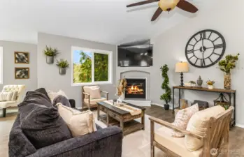 Look at the view and how cozy this is. Clean and crisp