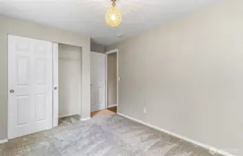 One of the spare bedrooms