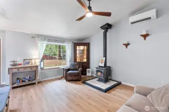 The interior paint was completed in 2022. New lighting fixtures and ceiling fans were also updated.