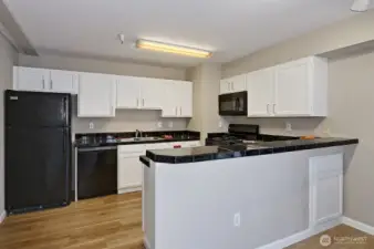 Open Kitchen with Breakfast Bar