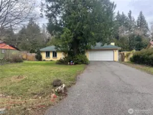 The level lot is nearly 1/3 of an acre.