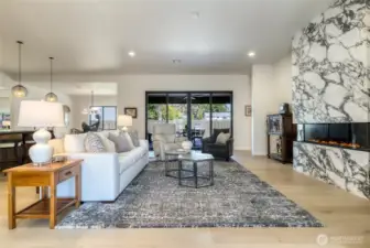 Sliding Glass Doors to Back Patio