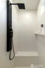 Seamless Shower also with Heated Floor
