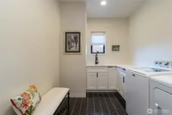 Laundry off of Garage Entrance