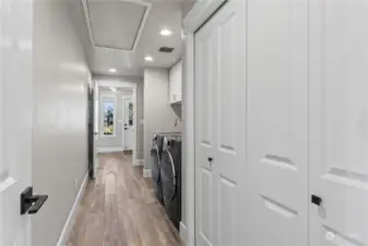 2 access points to mudroom making chores a breeze!