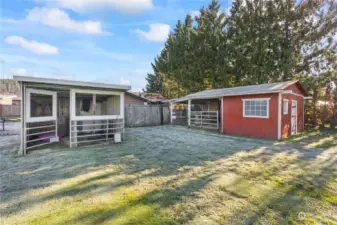 Livestock shelters and barns