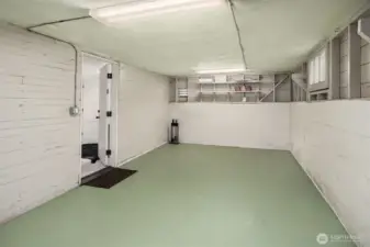 Attached garage