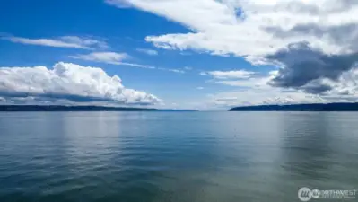 Enjoy incredible Southerly views of Everett, Mukilteo, the ferry traffic, Whidbey Island & amazing sunsets.